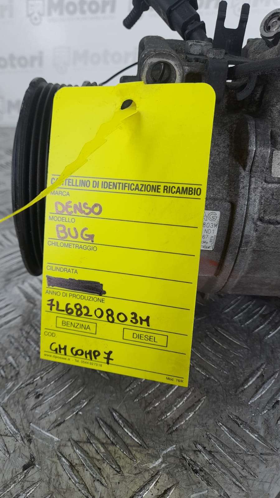Second image of Compressore BUG, Denso, 7L6820803M